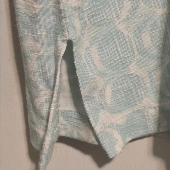 Chico's Light Green Paisley Long Sleeve Top - Picture 9 of 11